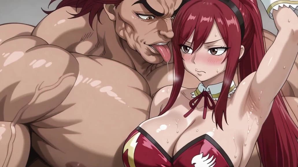 勇次郎（《刃牙》）× 艾露莎（《妖精的尾巴》）