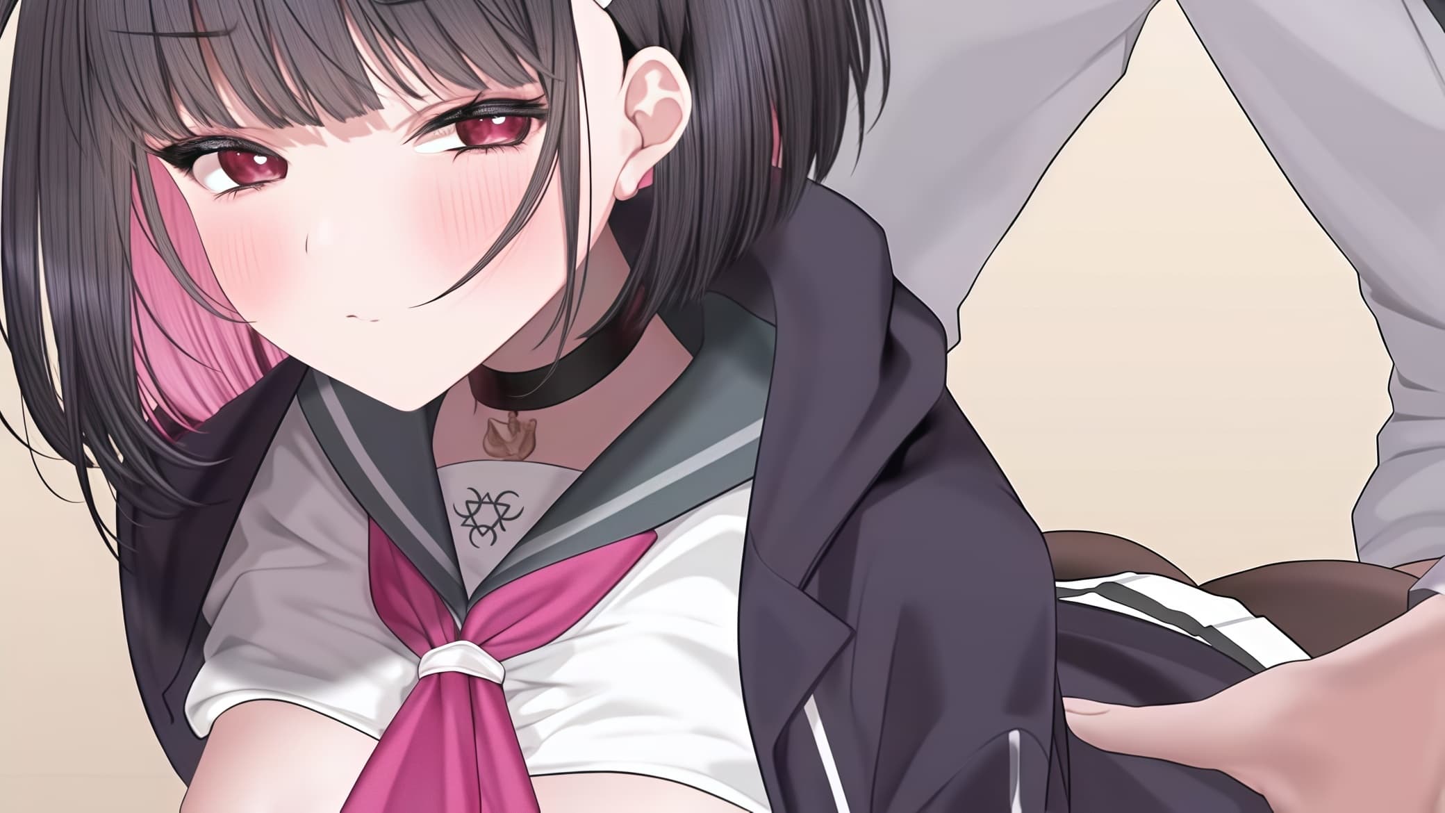 从背后接近