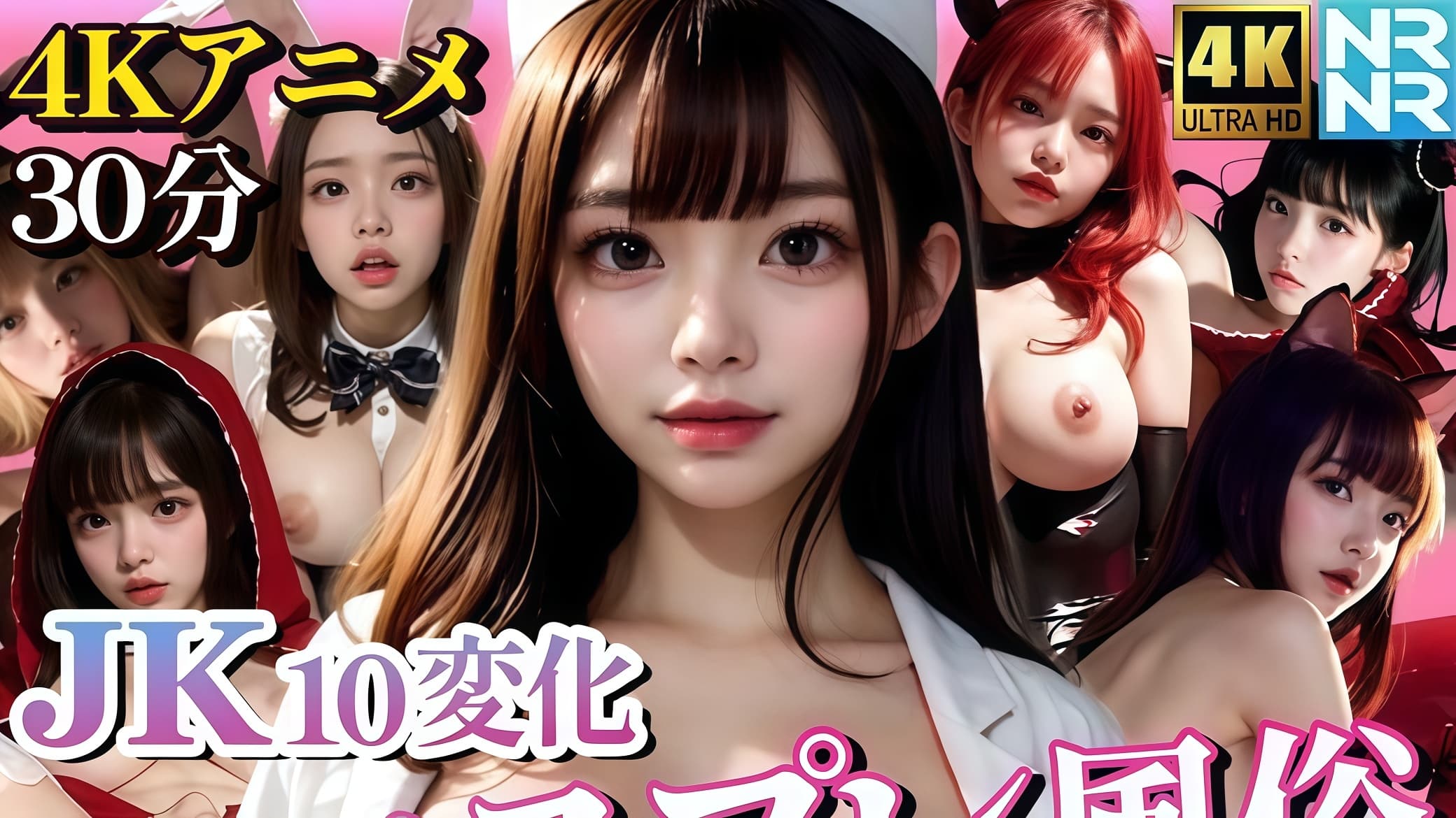 JK 10 变身 Cosplay 妓院招待！激烈性爱，内射